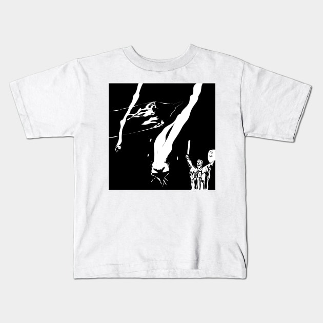 ghost of kiev Kids T-Shirt by alexandr.besan